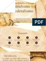 Unitarismo Vs Federalismo