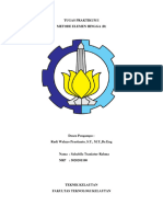 Laporan Praktikum I - Metode Elemen Hingga - 5020201100 - Salsabila Tsaniatur Rahma
