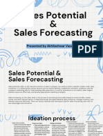Sales Potential & Sales Forecasting