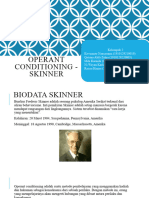 Operant Conditioning - Skinner