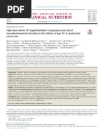 High-Dose Vitamin D3 Supplementation in Pregnancy and Risk of Neurodevelopmental Disorders in The Children at Age 10 - A Randomized Clinical Trial