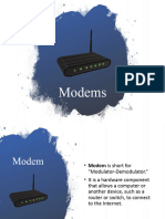 Modems