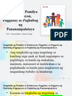 Tungkulin ng Pamilya sa Edukasyon, Paggabay at Paghubog ng Pananampalataya