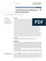 Medical Image Classification For Alzheimer's Using A Deep Learning Approach