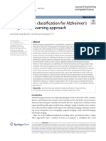 Medical Image Classification for Alzheimer’s Using a Deep Learning Approach