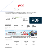 Flight Booking Confirmation