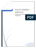 Equity Market Analysis - Aman Sharma - IFMR
