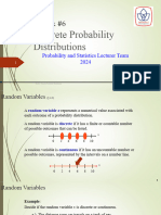 6 - Stat - Discrete Probability Distributions 2024