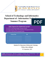 School of Technology and Informatics Summer Program