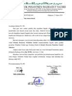 Surat Ajakan Zakat Fitrah