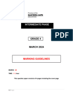 2024 NS - Grade - 4 - Test - Term - 1 - Marking Guidelines