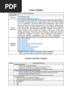 Course Outline For Advance Web Development Course