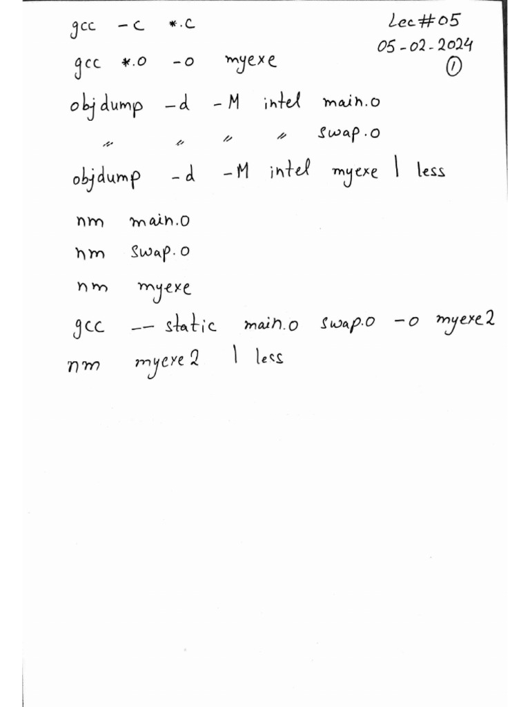 Lec 5 Commands | PDF