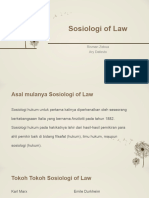 Sosiologi of Law PPT Risman