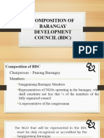 CompositionDuties and Functions of BDC Rel To LDC