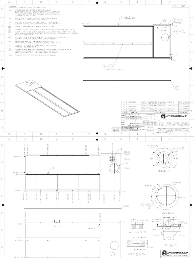 Notes:: Approvals Tolerances Date | PDF | Manufactured Goods ...