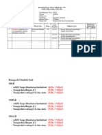 Kisi-Kisi Instrumen Soal