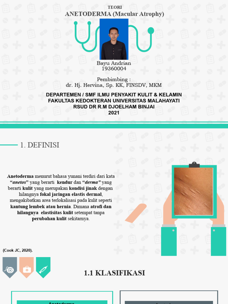 Anetoderma: Definisi dan Penanganan | PDF