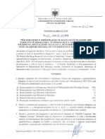 Vendim Qarkullues nr.35 Date 25.03.2024 Per Miratimin e Shperndarjes Se Kuotave Te Pranimit Dhe Tarifave SPA 2023 2024 I Senatit Akademik