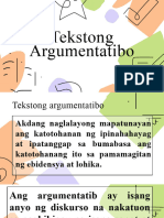 Tekstong-Argumentatibo