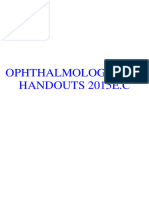 Ophthalmology 2015E.C