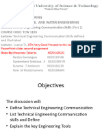 TCW Technical Engineering Communication Defined