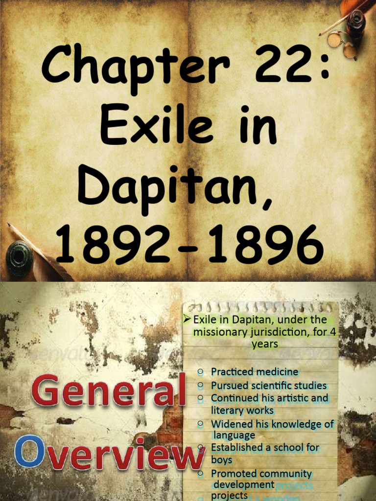 Rizal Exile in Dapitan | PDF | Social Science | Home & Garden