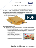 20 Feb 2019 - Jysk Nordic - Appendix Z. - Stacking and Loading of Slip Sheets and Pallets