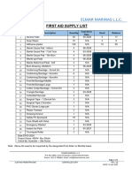 ELM-IMS-PR008-FRM-006 Firstaid Supply Lsit Final