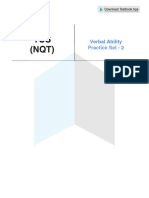 Tcs NQT Verbal Ability Practice Set 2 Ccdded25