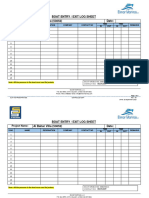 Boat Log Sheet For Daily