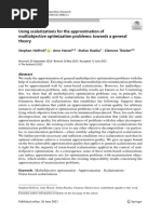 Using Scalarizations For The Approximation of Multiobjective Optimization Problems: Towards A General Theory