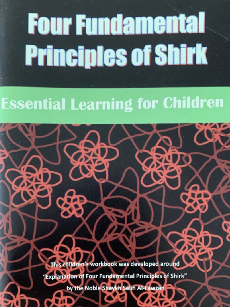 Four Fundamental Principles of Shirk - Essential Learning For Children ...