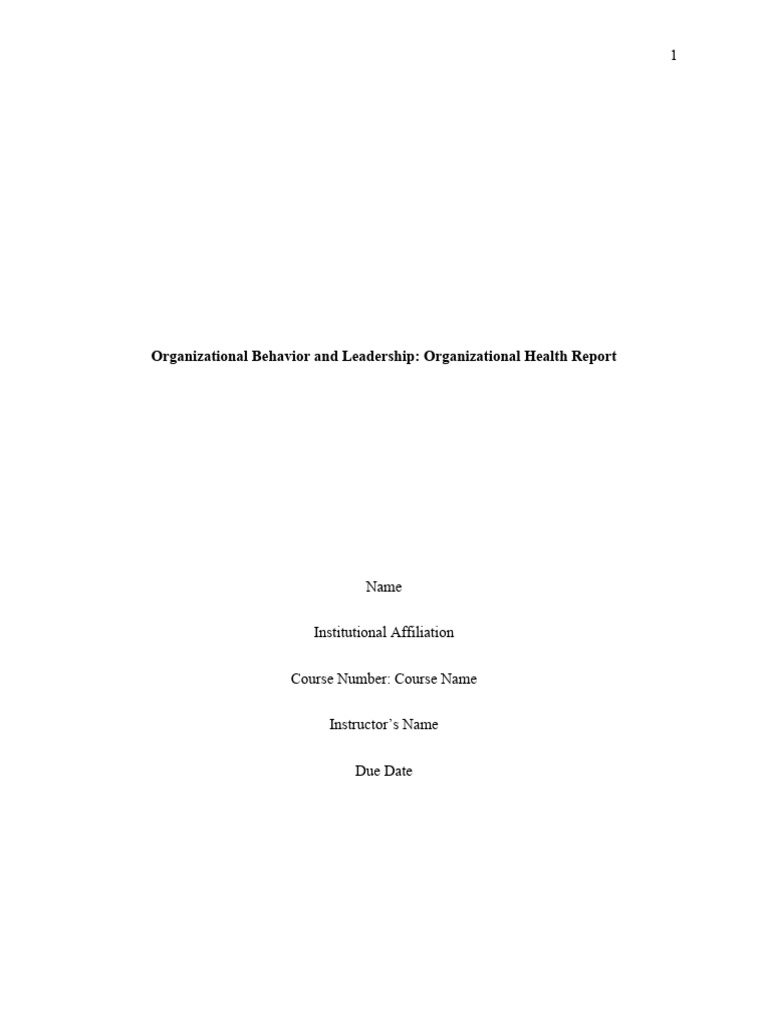 Organizational Behavior & Leadership Insights | PDF | Leadership | Goal
