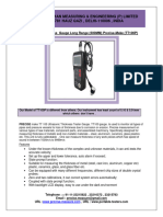 Ultrasonic Thickness Gauge Long Range 600mm Precise Make tt100p