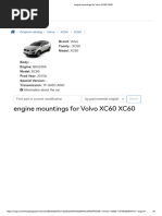 Engine Mountings For Volvo XC60 XC60