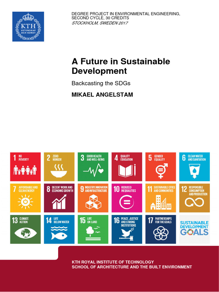 A Future in Sustainable Development - Backcasting SDGs | PDF