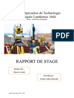 Rapport de Stage