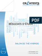 Étude Du Marché Secteur de Salon de Thé