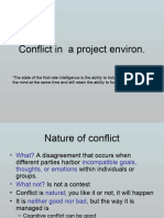 Conflict in a Project Environ