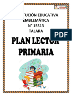 Plan Lector Primaria 2021