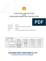 Functional Specification Civil Steelwork Design and Construction