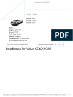 headlamps for Volvo XC60 XC60