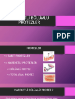 Hafta HAREKETLİ BÖLÜMLÜ PROTEZLER GİRİŞ DERSİ