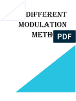 differnt moduation methods