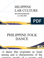 Philippine Popular Culture The Philippine Folk Dances