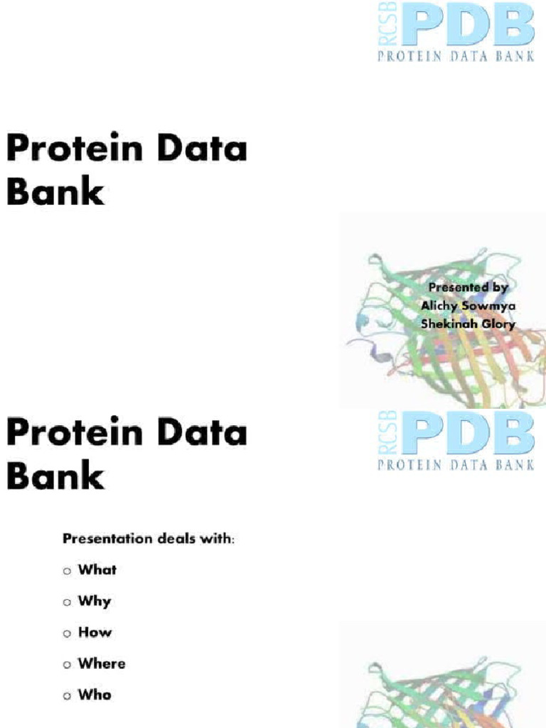 Protein Data Bank | PDF