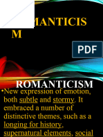 3rd Arts Romanticism