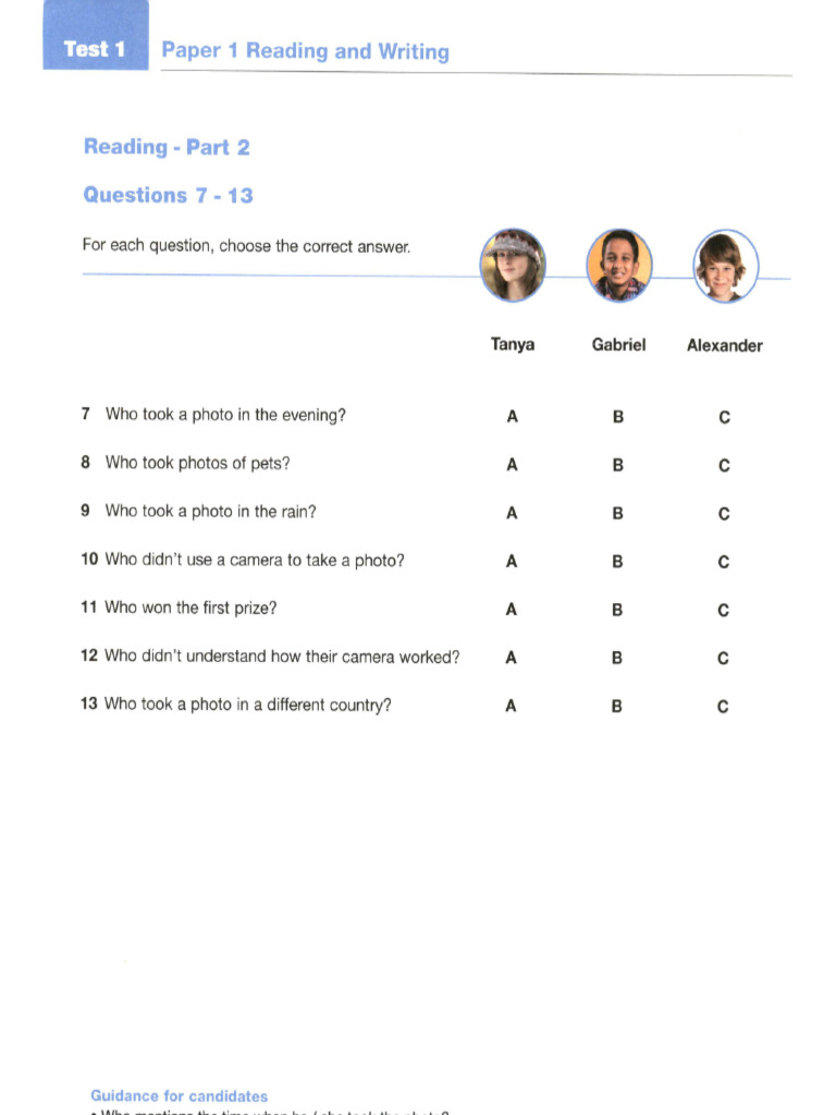 Test 2nd Term A2 Key For Schools | PDF