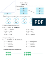 Test de evaluare 5